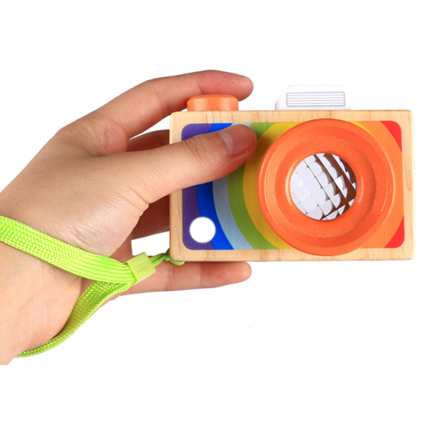 iKeelo Toy Camera, Magical Wooden Camera Kaleidoscope Toy, Classic Game Educational Camera Toys, Best Birthday Gift