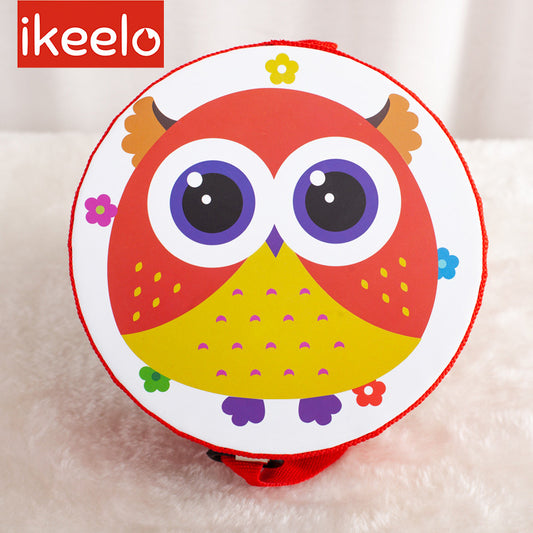 iKeelo Baby Drum Toy, Infant Drum with an Adjustable Strap, Educational Baby Musical Toys Drum for Toddler Boys & Girls